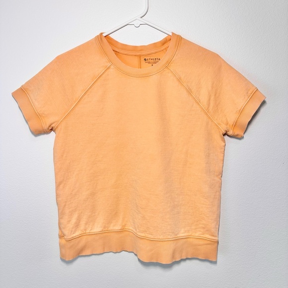 Athleta Sundown Short Sleeve Sweatshirt - Picture 1 of 6